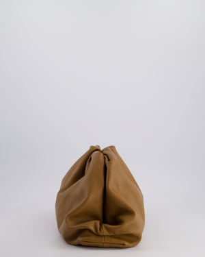 Bottega Veneta Tan Brown Leather Large Pouch Bag