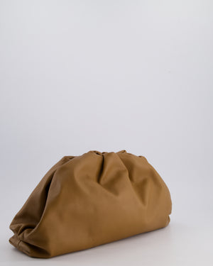 Bottega Veneta Tan Brown Leather Large Pouch Bag