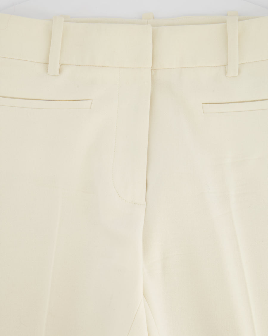 Tom Ford Cream Tailored Bootleg Trousers Size 36 (UK 6)