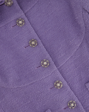 Chanel Lilac Jacket with Jewelled Buttons  FR 34 (UK 6)