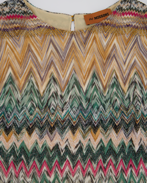 Missoni Multi-Colour Mini Dress and Belted Cardigan Set Size IT 42 (UK 10) and Size IT 38 (UK 6)IEN