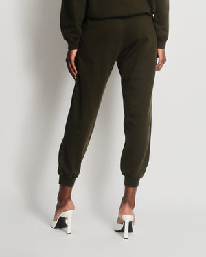 Celine Khaki C Logo Tracksuit Pants FR 38 (UK 10)