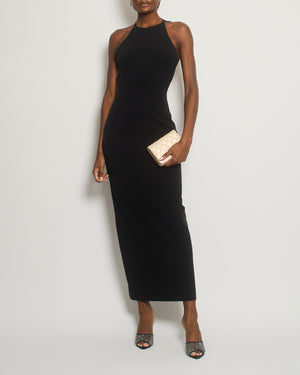 The Row Black Sleeveless Elastic Dress with Asymmetric Back Size S