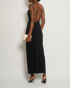 The Row Black Sleeveless Elastic Dress with Asymmetric Back Size S