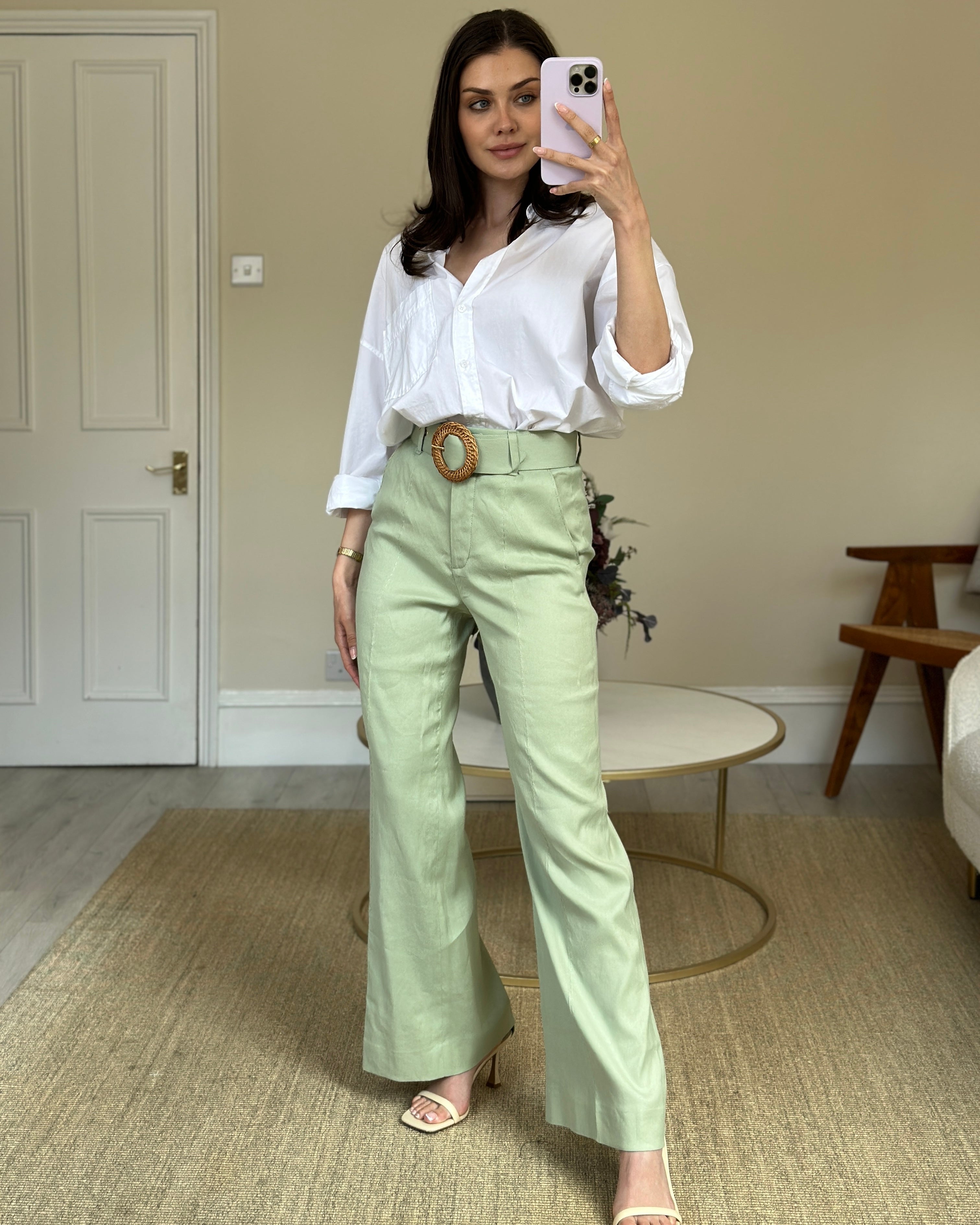 Linen top trousers uk