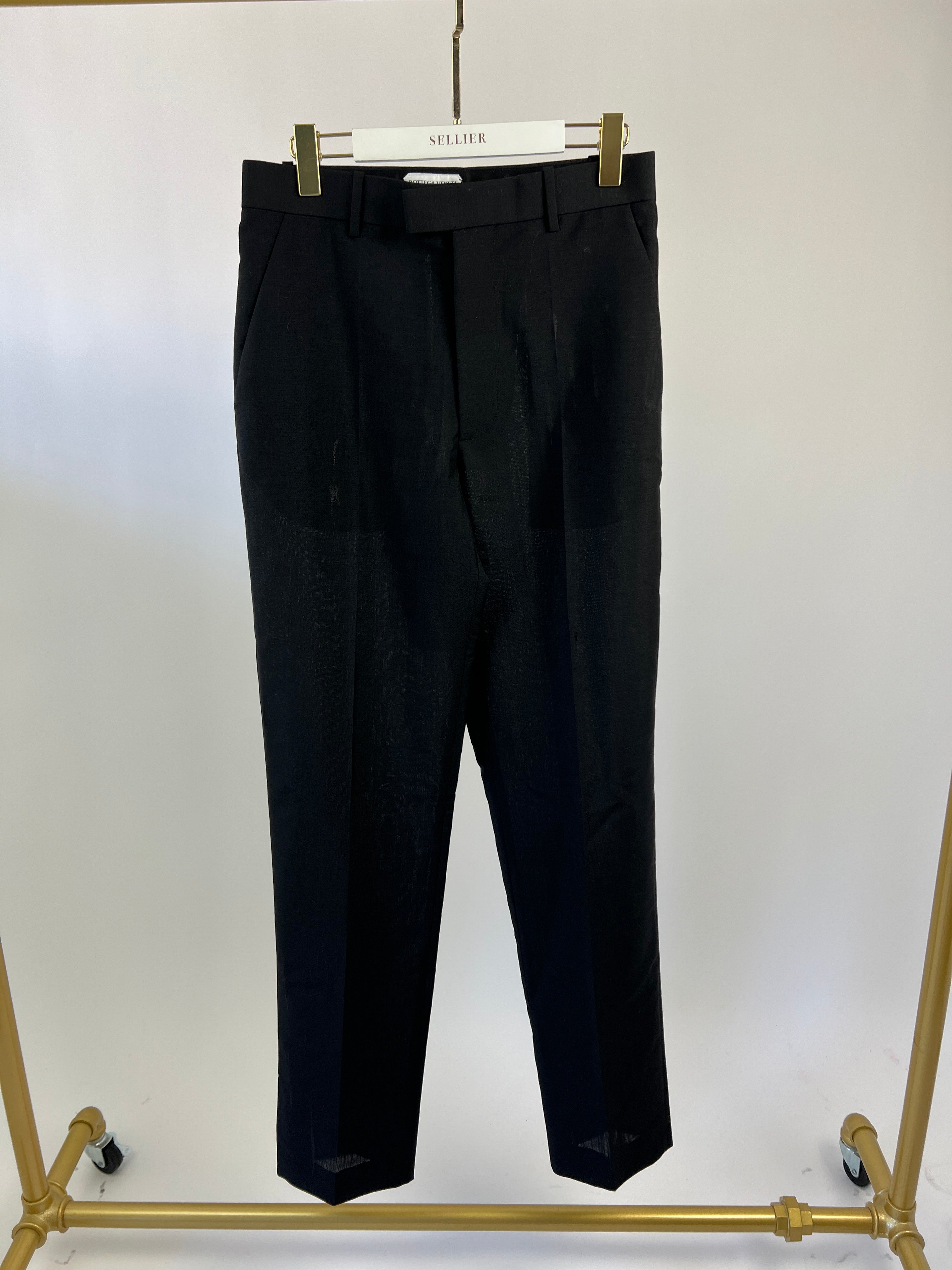 Buy Delon linen trousers Dark blue -