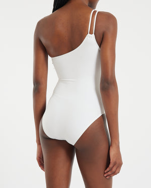 Chanel Chanel, one shoulder bathing suit