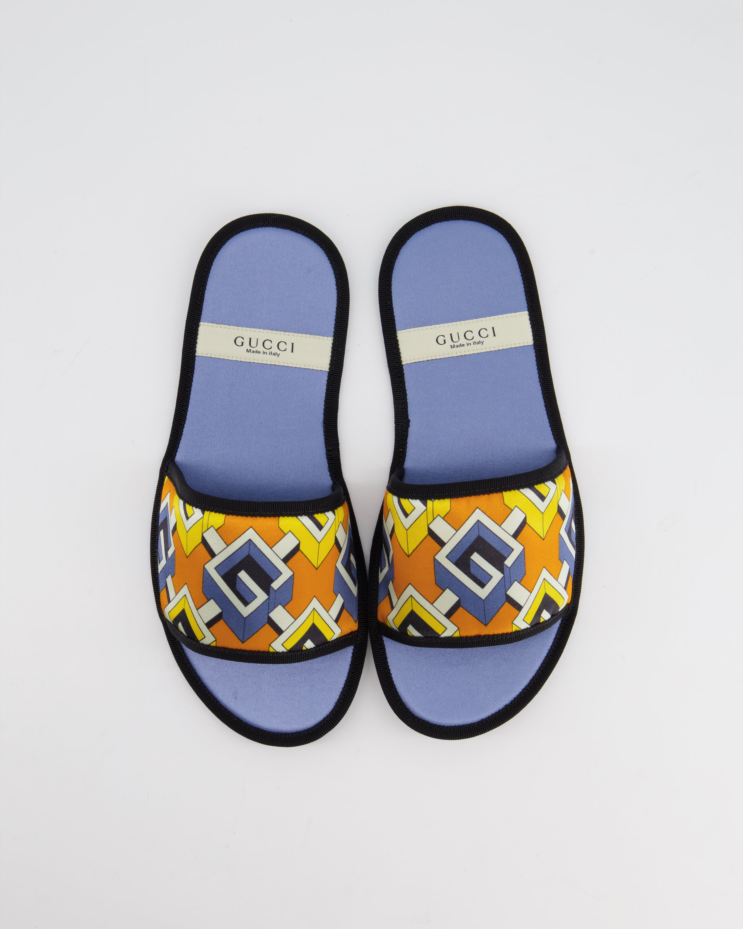 Silk 2024 gucci slippers