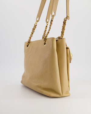 Chanel Medallion Tote Beige Caviarskin Gold - Tabita Bags – Tabita Bags  with Love