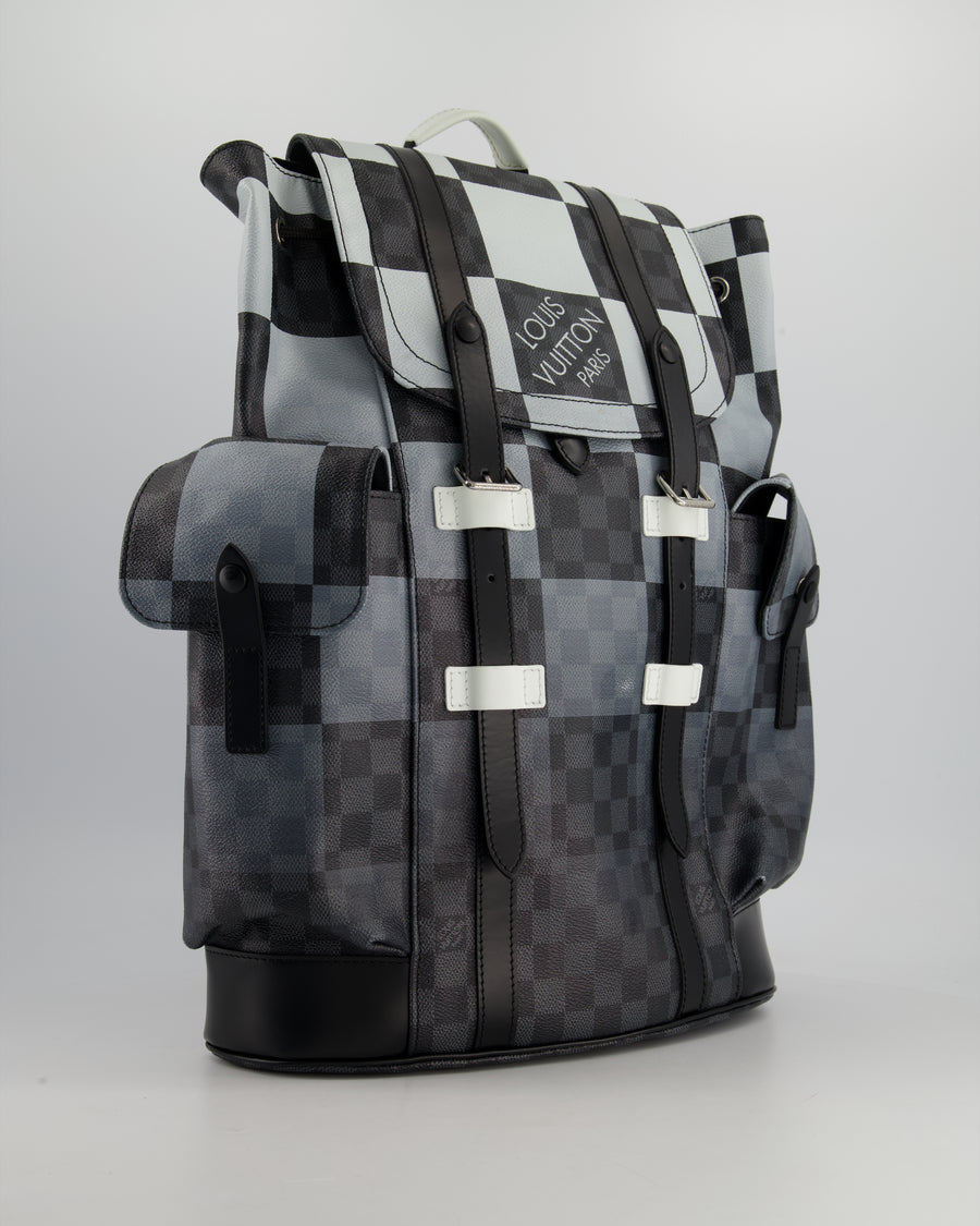 Christopher backpack cloth backpack Louis Vuitton Black in Cloth - 25094904