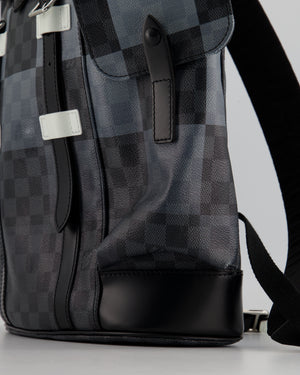 Limited Edition* Louis Vuitton Christopher Backpack Bag in Black and –  Sellier