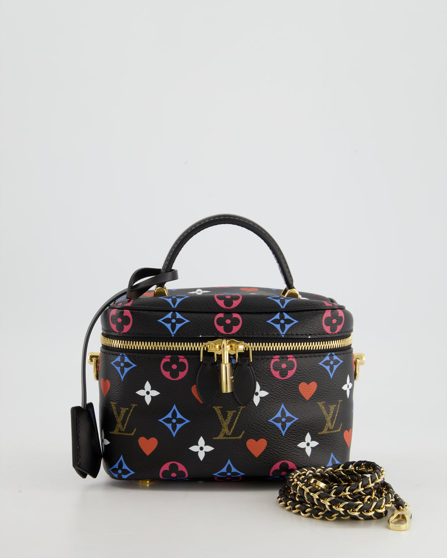 Louis Vuitton Vanity PM Game On Black in Coated Canvas with Gold-tone - US