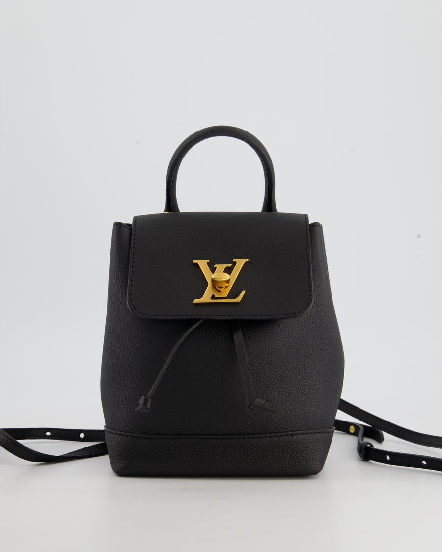 Louis Vuitton Lockme Backpack Mini Black Leather