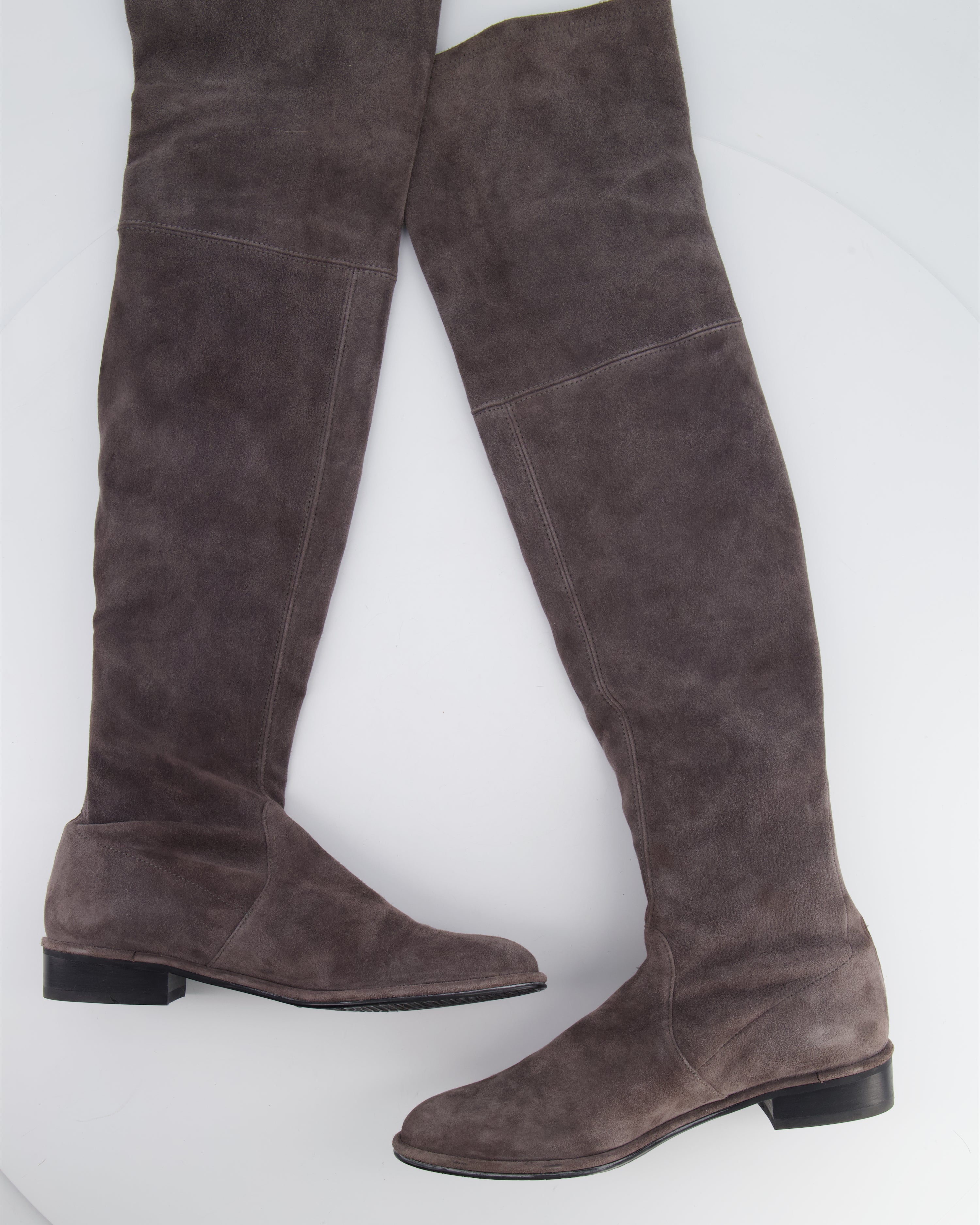 Stuart weitzman over hot sale the knee boots grey