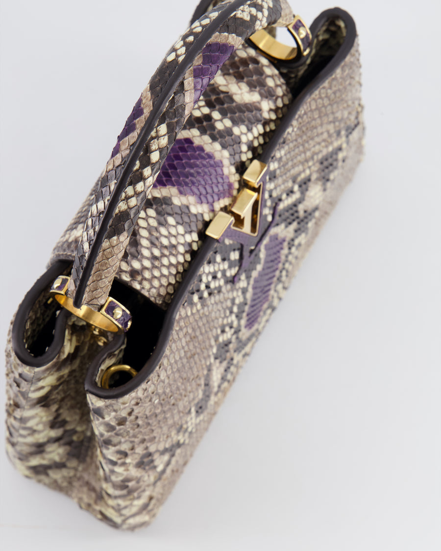Louis Vuitton Capucines BB in Galet Python - SOLD