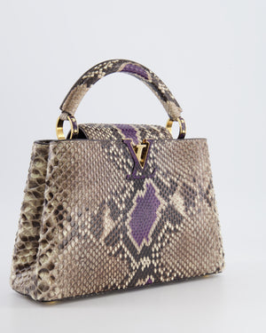 Louis Vuitton Capucines BB Top Handle Bag - python leather For Sale at  1stDibs  louis vuitton python handle bag, capucines bb python, louis vuitton  python bag