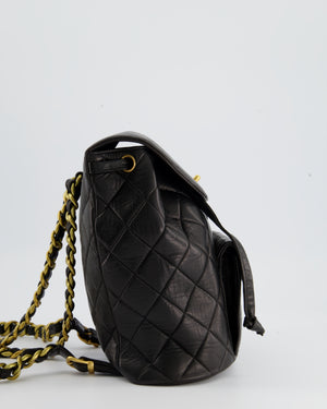 Duma leather backpack Chanel Black in Leather - 29618726