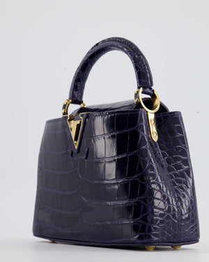 Louis Vuitton Capucines handbag in pink crocodile - N41220