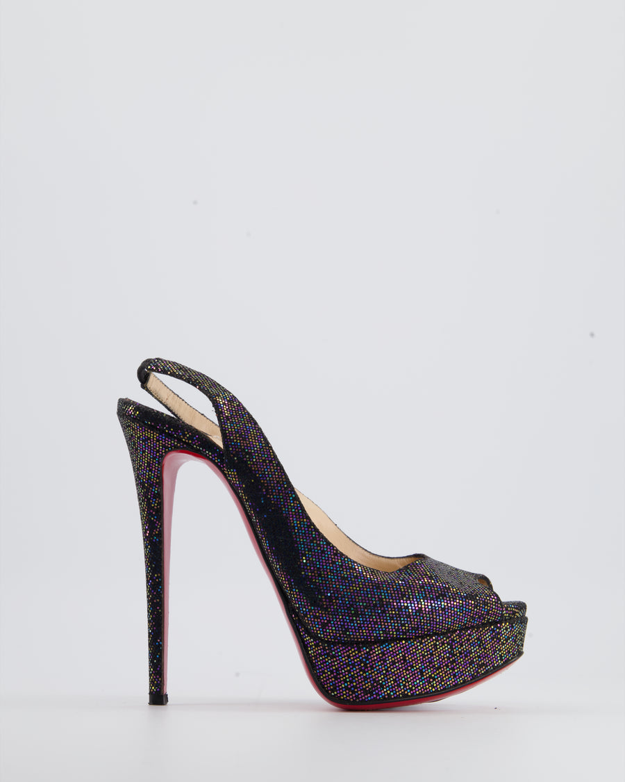 Louis Vuitton Authenticated Glitter Heel