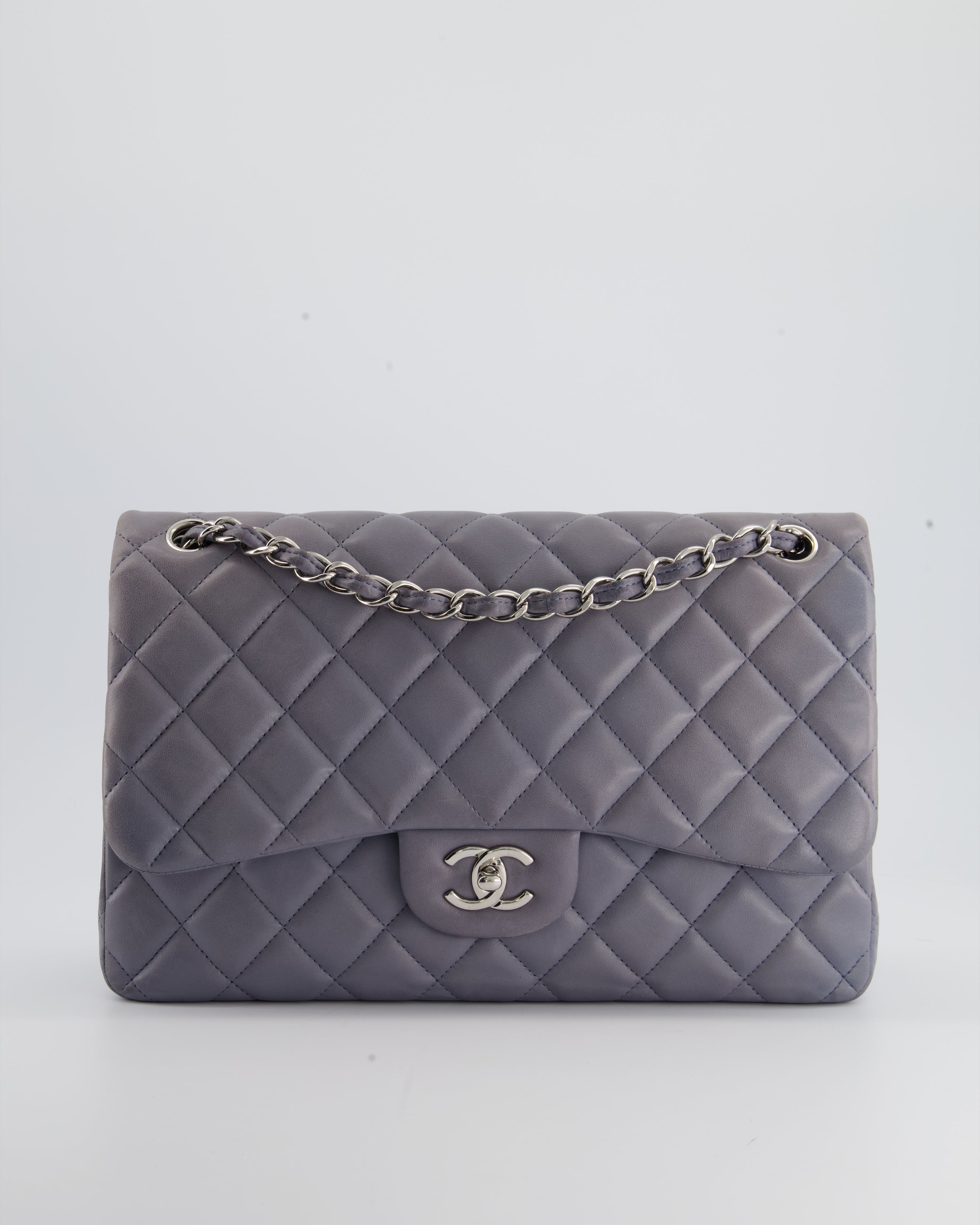 Chanel jumbo best sale silver hardware