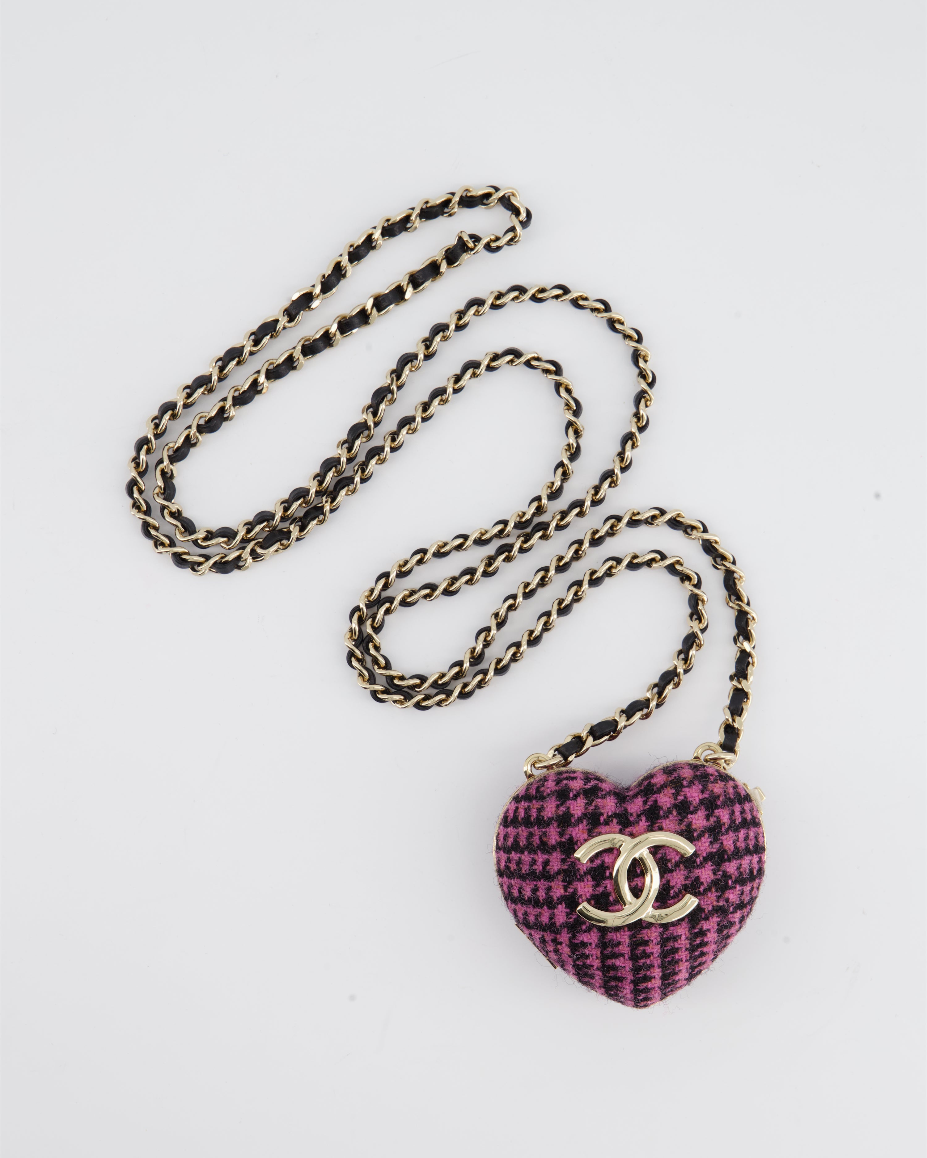 Chanel Black Gold lock necklace  Kashi Vintage