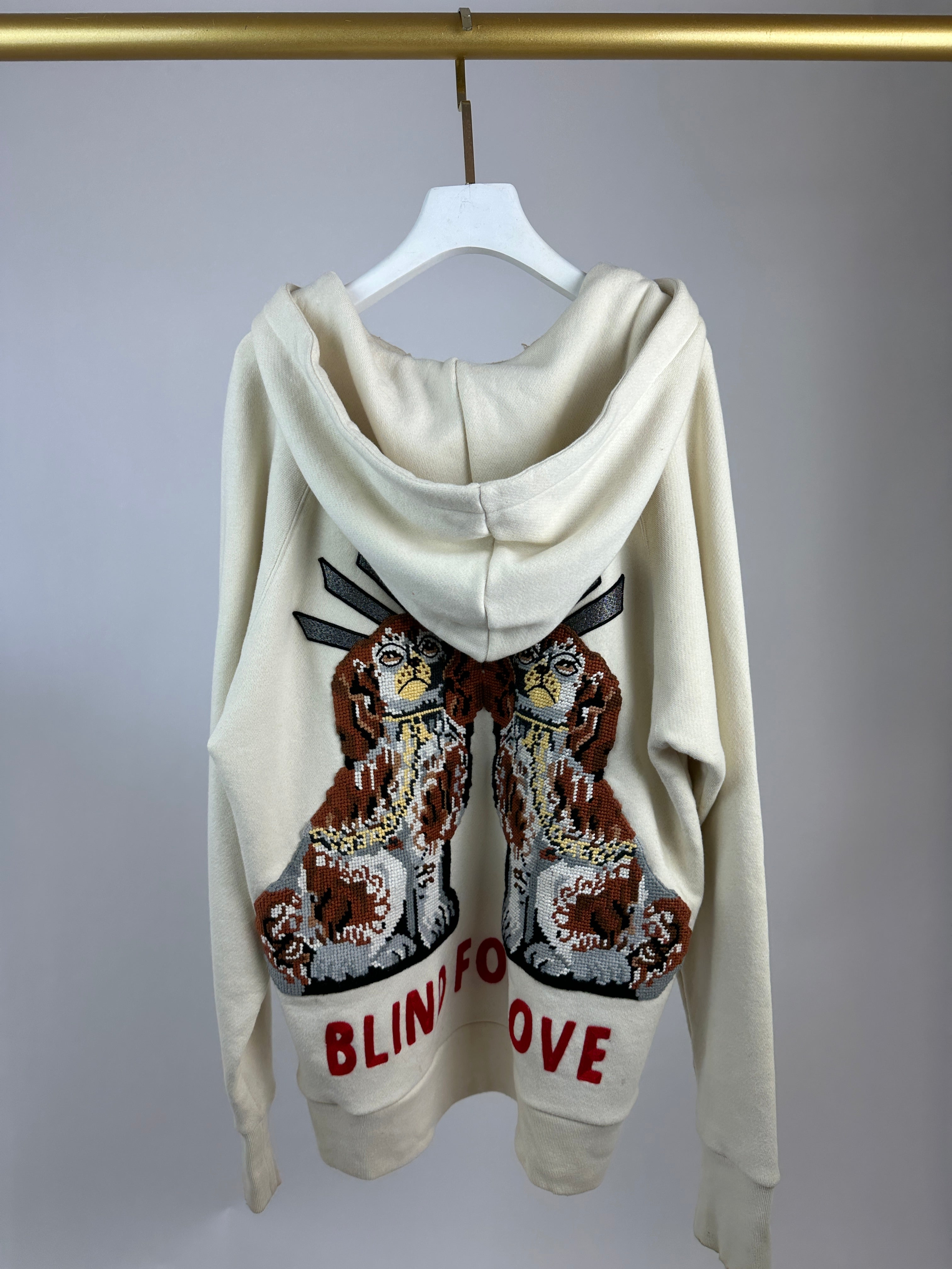 Gucci hoodie blind for on sale love