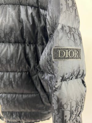 Christian Dior Dior Oblique Dior Oblique Down Jacket 2019-20FW, Blue, 42